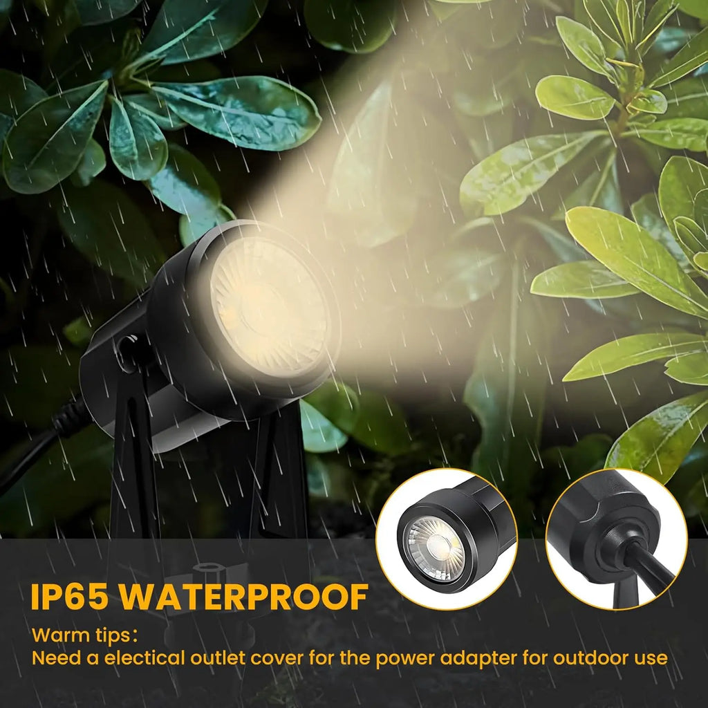 Solar Power Spot Lights Outdoor Safety Landscape Lawn Lamp IP65 Waterproof for Garden Yard Pathway Garage Driveway Porch Walkway