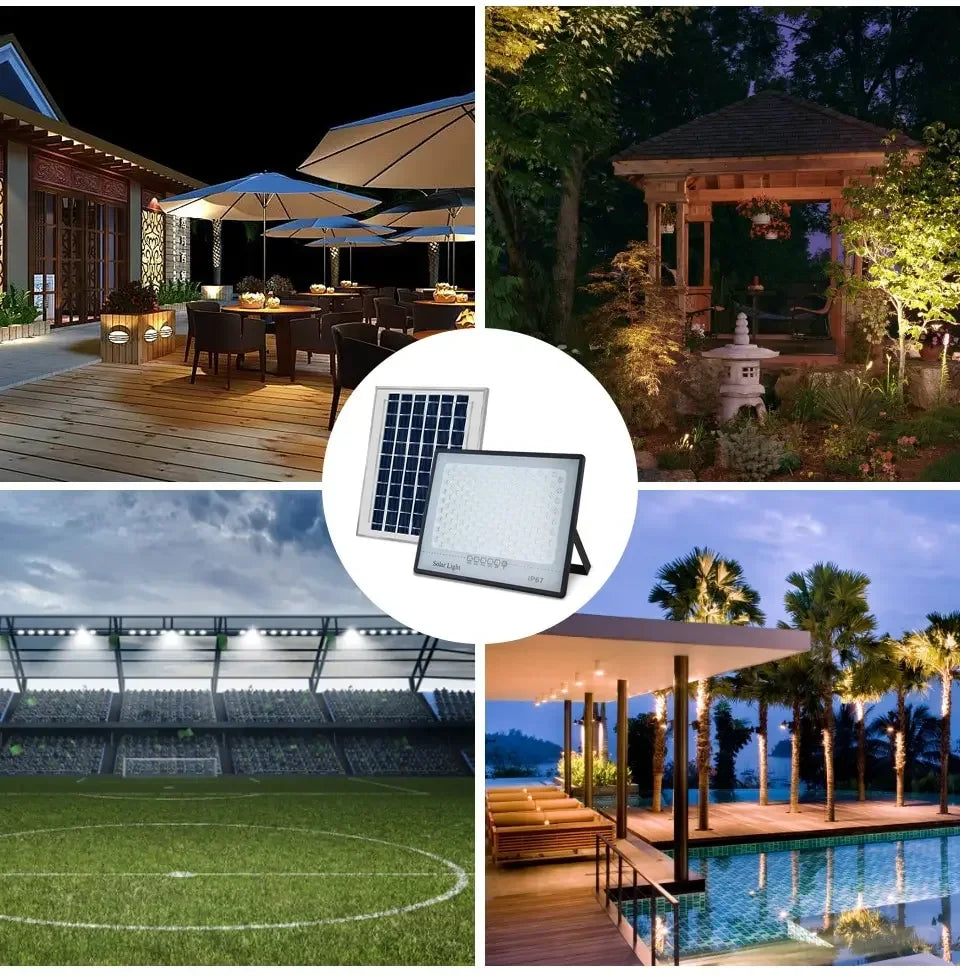 LED Solar Lights Outdoor Garden Refletor Garden Buildings Sunlight IP67 Waterproof Lamp Spotlight Emergency Lighting Wall Light