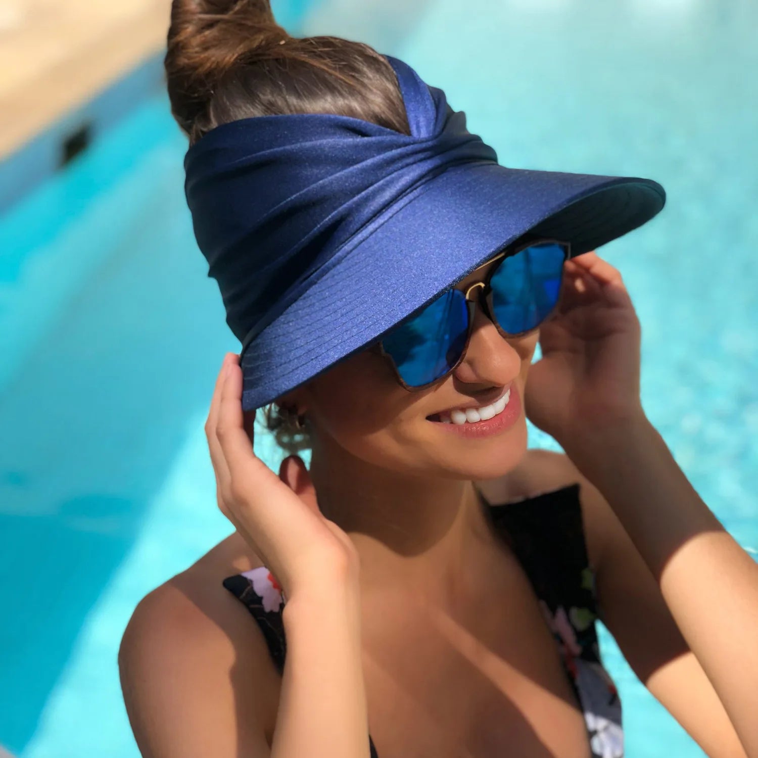 summer hats for women Anti-UV Wide Brim Visor Caps Summer Travel Cap Fashion Beach Sun hat Sun Protection