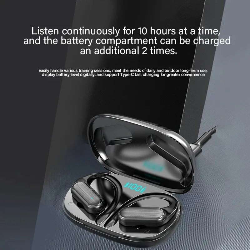The wireless Bluetooth headset A520 features high-quality and high-definition sound, and it also has a sweat-proof touch light.