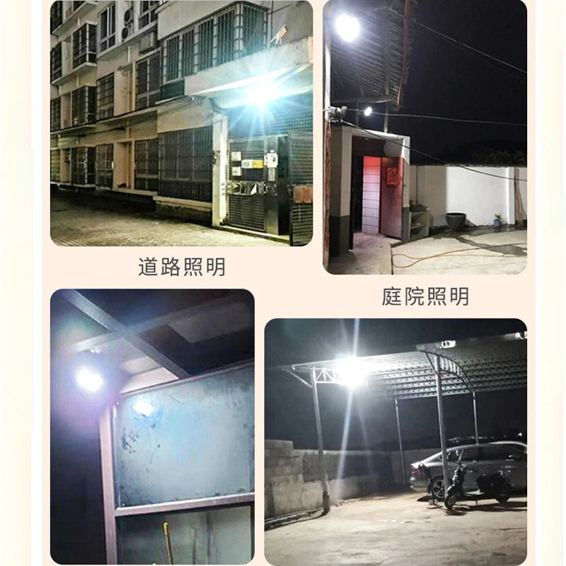Solar Flood Lights LED Solar Powered Spotlight 50w 100w 200w 300w 500w Outdoor Waterproof Reflector Solar With Remote Control