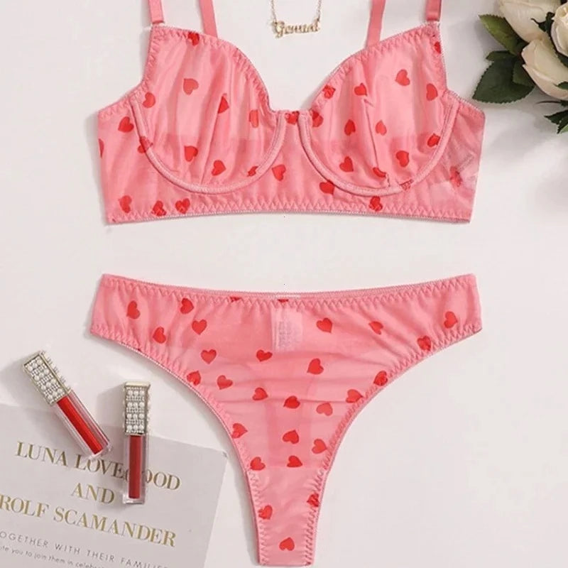 Female Lingerie Sexy Lingerie for Women Body Shorts Push-up Bra Woman Underwear Transparent Intimate Lingerie Set