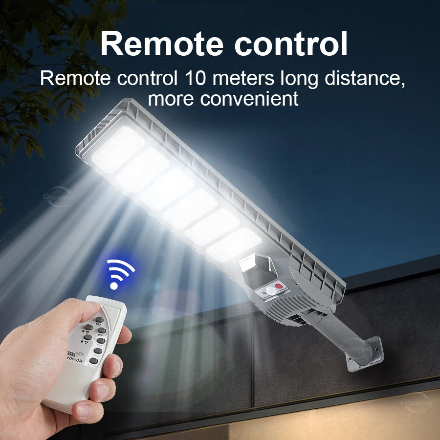 9000000LM 4000W/3000W/1000W Solar Lights Outdoor Waterproof Street Lamp Floodlight With Motion Sensor Garden Courtyard Wall Lamp