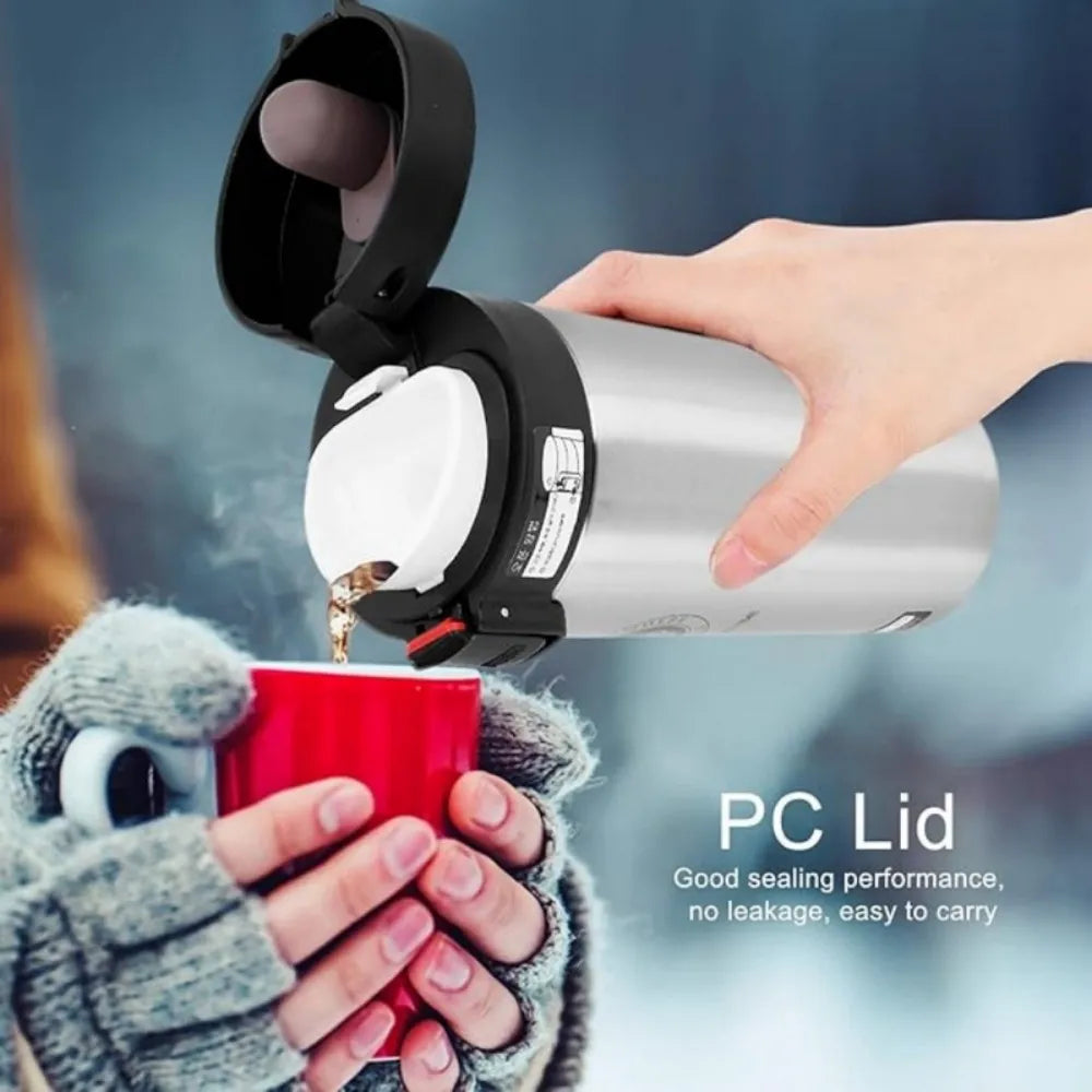 350/500ML Car Thermal Cup 304 Stainless Steel Vacuum Insulated Coffee Thermos Travel Water Bottle