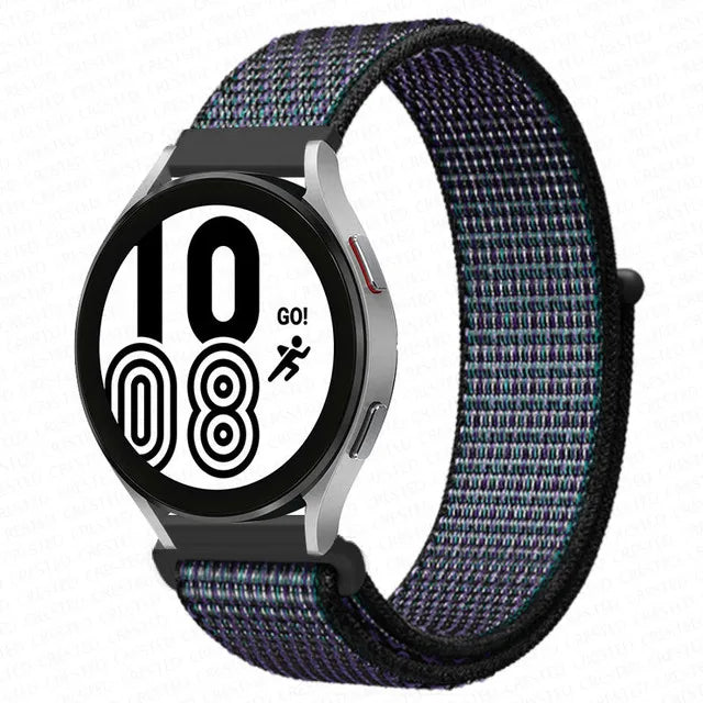 22mm 20mm Band for Samsung Galaxy Watch 7 FE 4 6 classic 5 Pro 3 active 2/correa Nylon Bracelet Huawei watch GT 2 3 pro 4 strap