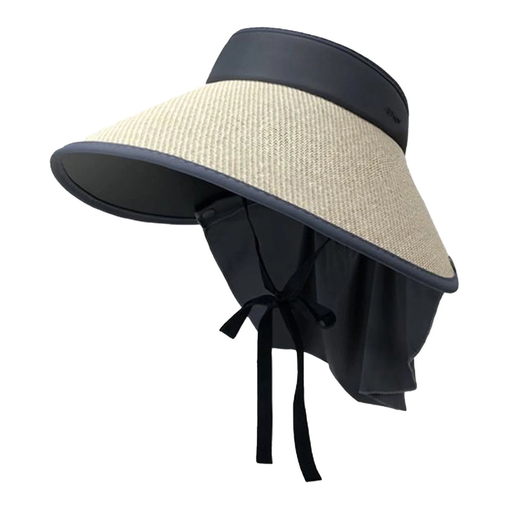 Summer Outdoor Sun Hat For Women Fashionable Casual Wide Brimmed Hat Portable Fisherman Hat With Removable Sunscreen Hats