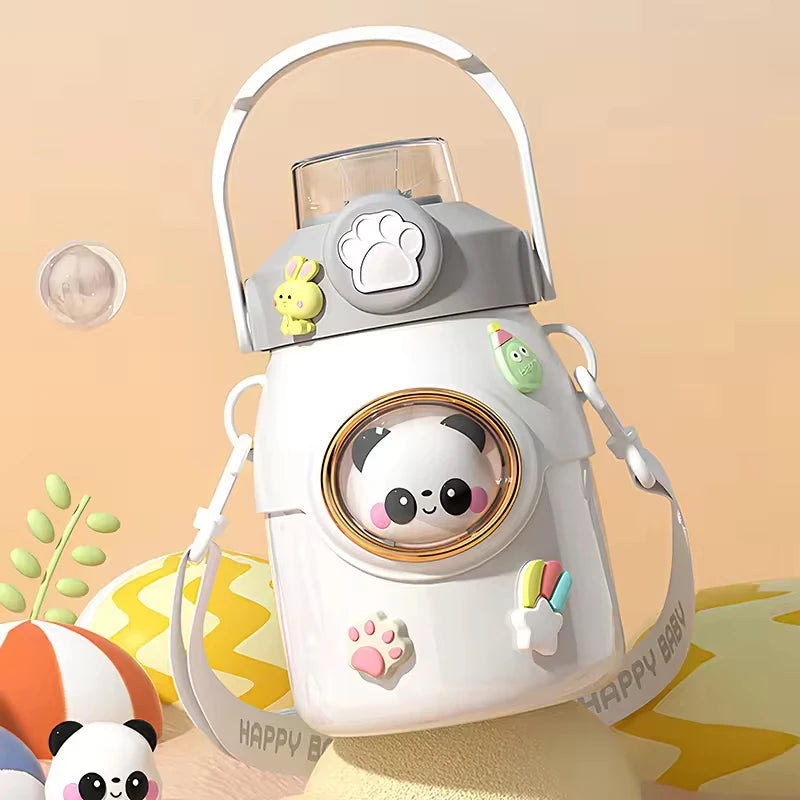 Cute Kawaii Thermal Mug 650ML 316 Stainless Steel Thermos for Tea Kid Children Drinks Stainless Steel Water Bottle