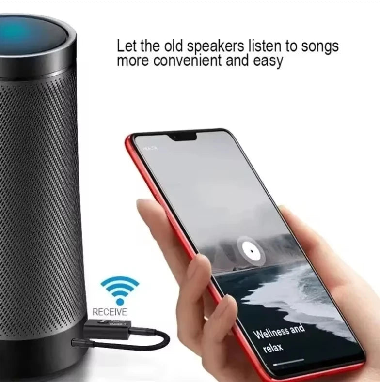 Bluetooth 5.0 Audio Receiver Transmitter 2 IN 1 RCA 3.5mm 3.5 Jack AUX Stereo Music USB Wireless Adapter for TV Car PC Speaker