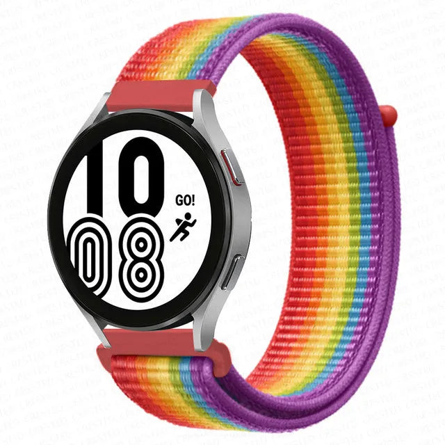 22mm 20mm Band for Samsung Galaxy Watch 7 FE 4 6 classic 5 Pro 3 active 2/correa Nylon Bracelet Huawei watch GT 2 3 pro 4 strap
