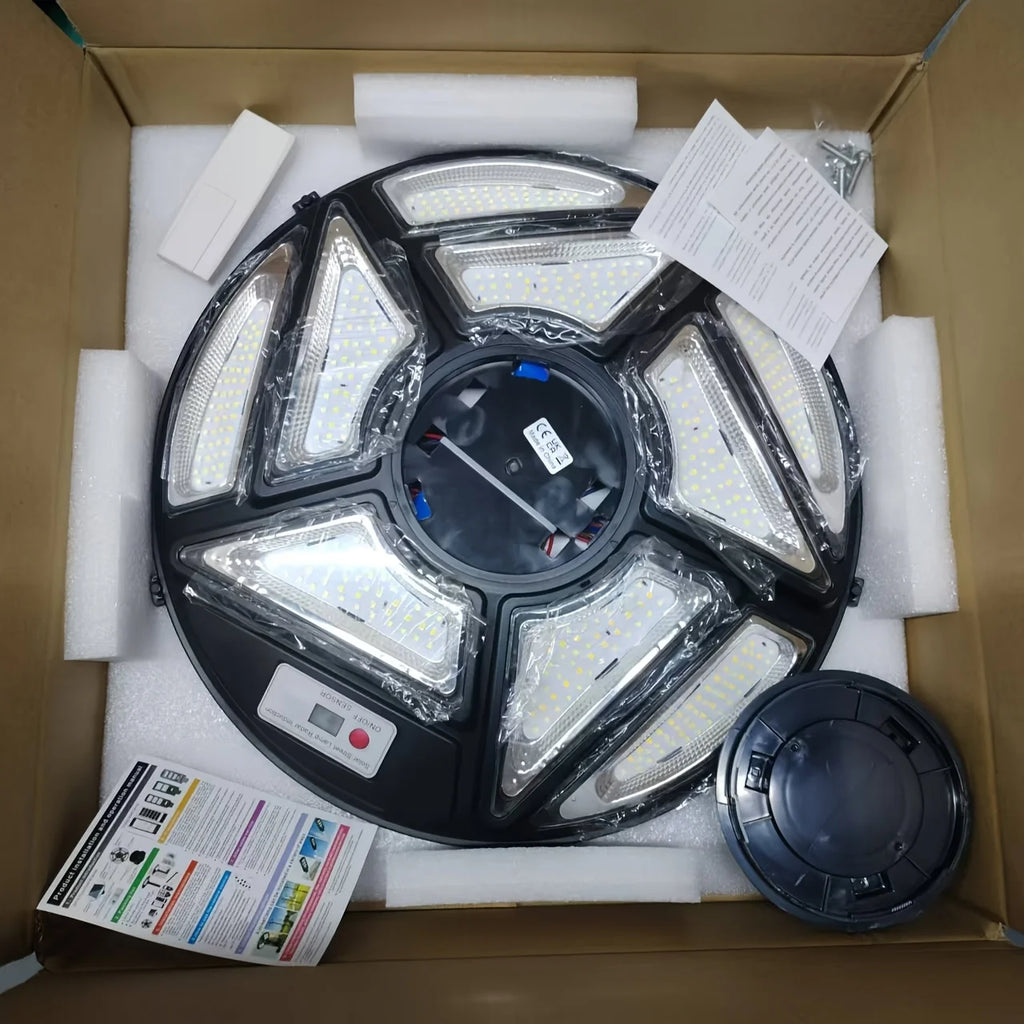 Solar Yard Light, New Ultra-Bright LED Lights, Outdoor Super Bright Solar Street Lights with Motion Sensor for Gardens, Paths