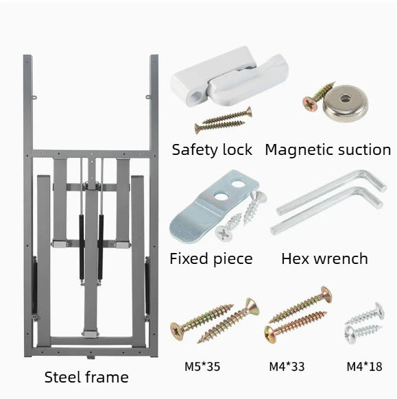Fold Down Wall Table Accessories Wall Folding Table Multifunctional Wall Mounted Folding Table Accessories for Dining, Home,