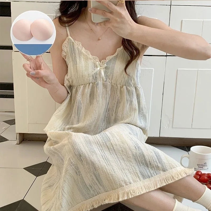 Lingerie for Women's Sleeping Women's Underwear Dress Night Dress Ladies Cute Pajamas Nightgown Ladies Hot Pyjamas Woman Nightie