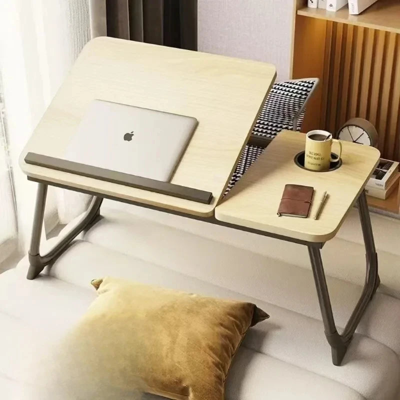Folding Adjustable Bed Desk Small Lazy Computer Table for Student Dormitory Study Writing Notebook Desk Home Furniture