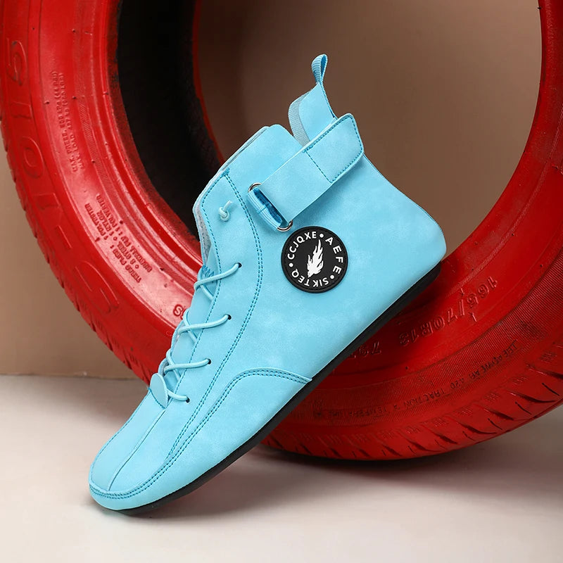 Men's Shoes Non Slip Walking Flats Comfortable Thin Bottom Lace Up Casual Shoes for Men Work Office Driving Shoes Men Footwear