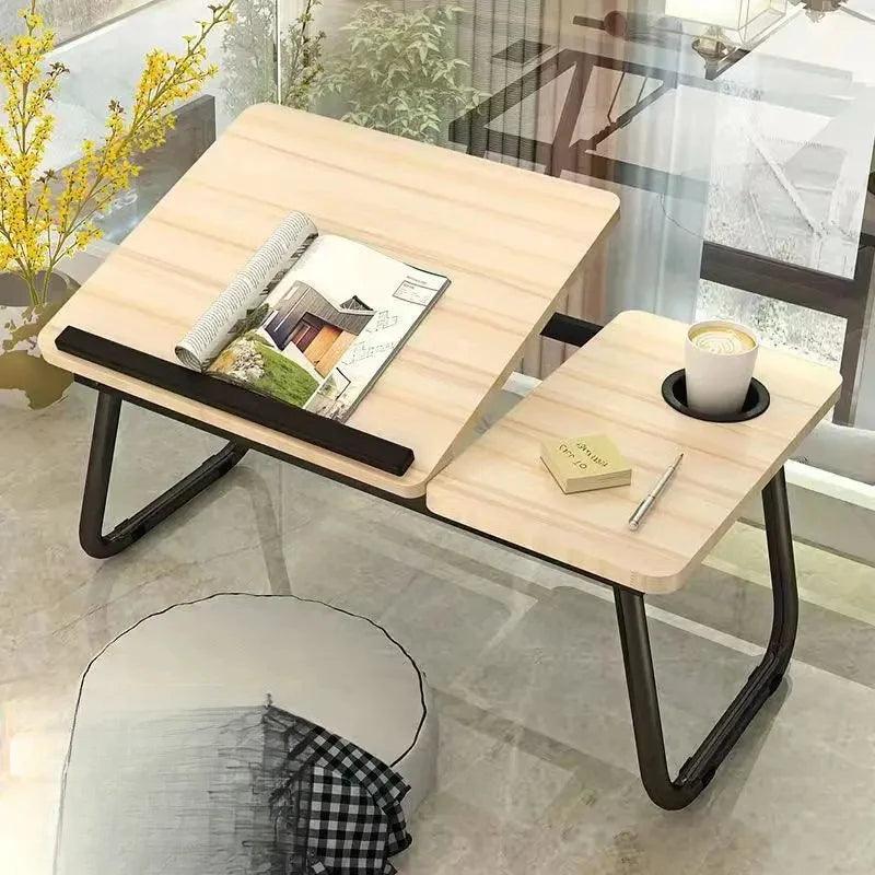 Folding Adjustable Bed Desk Small Lazy Computer Table for Student Dormitory Study Writing Notebook Desk Home Furniture