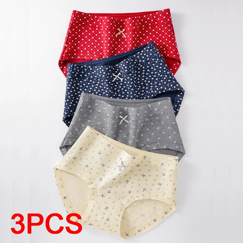 Belly Reducing Panties Set Pack Fashion Briefs Panties Women Sports Breathable Women's Cotton Briefs Fancy Underwear Lady Sexy