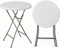 Folding Bistro Table For Outdoor Garden Dining & Hotel Use Foldable Plastic High Bar Table For Camping