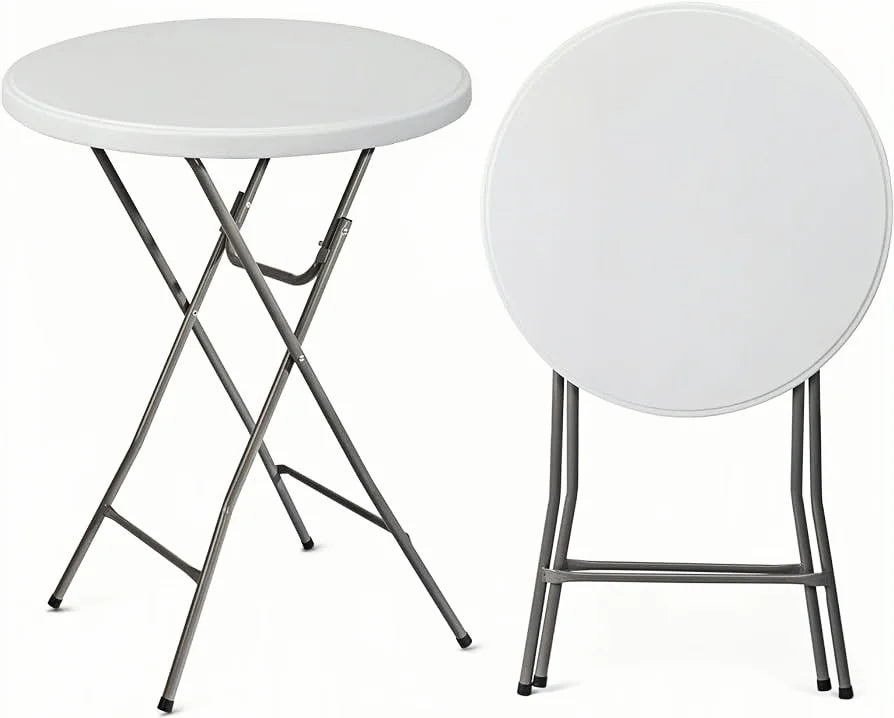 Folding Bistro Table For Outdoor Garden Dining & Hotel Use Foldable Plastic High Bar Table For Camping