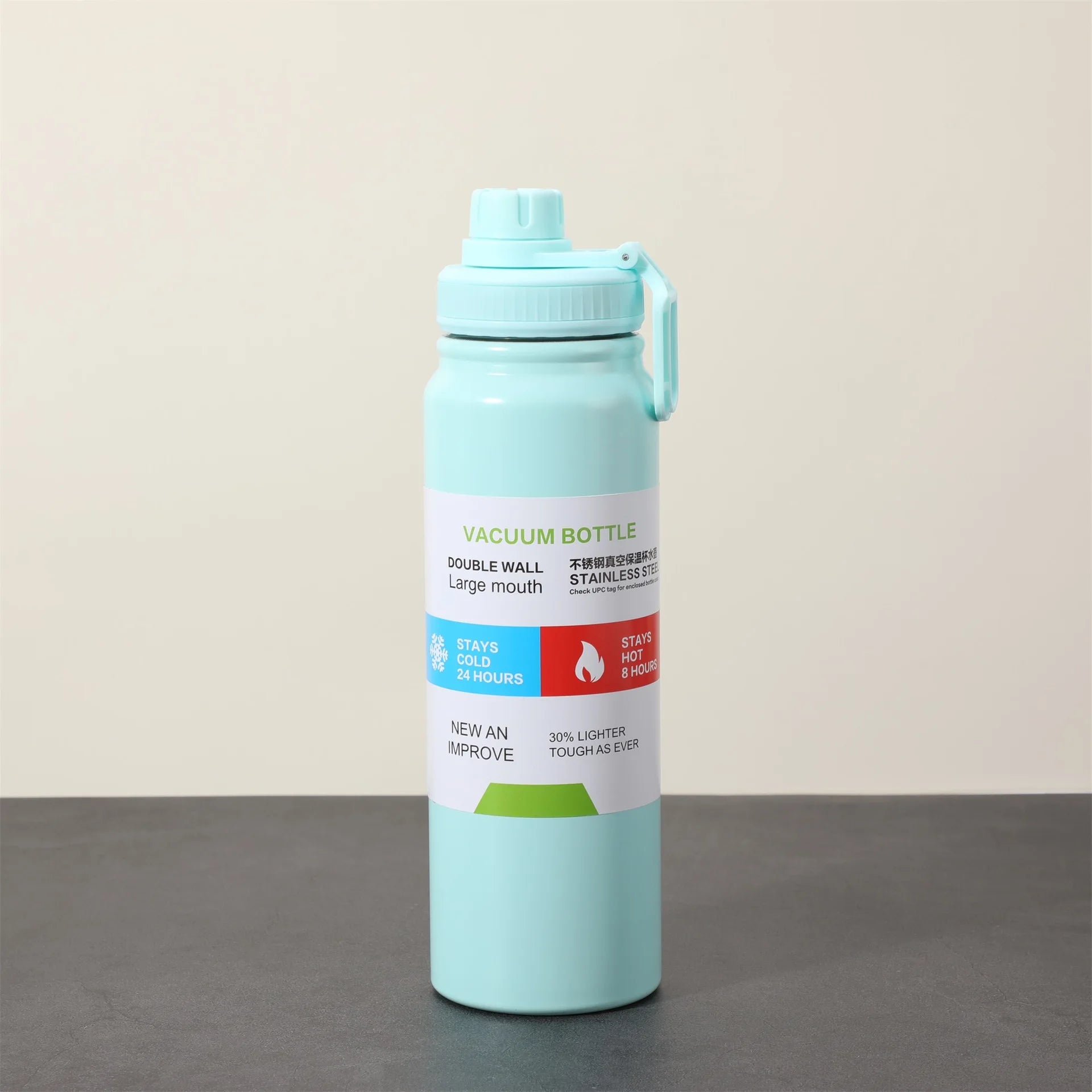 600/800/1000ML Thermos Bottle Stainless Steel Car Thermal Cup Keeps Cold and Heat Thermal Mug Sports Insulated Cup Vacuum Flask