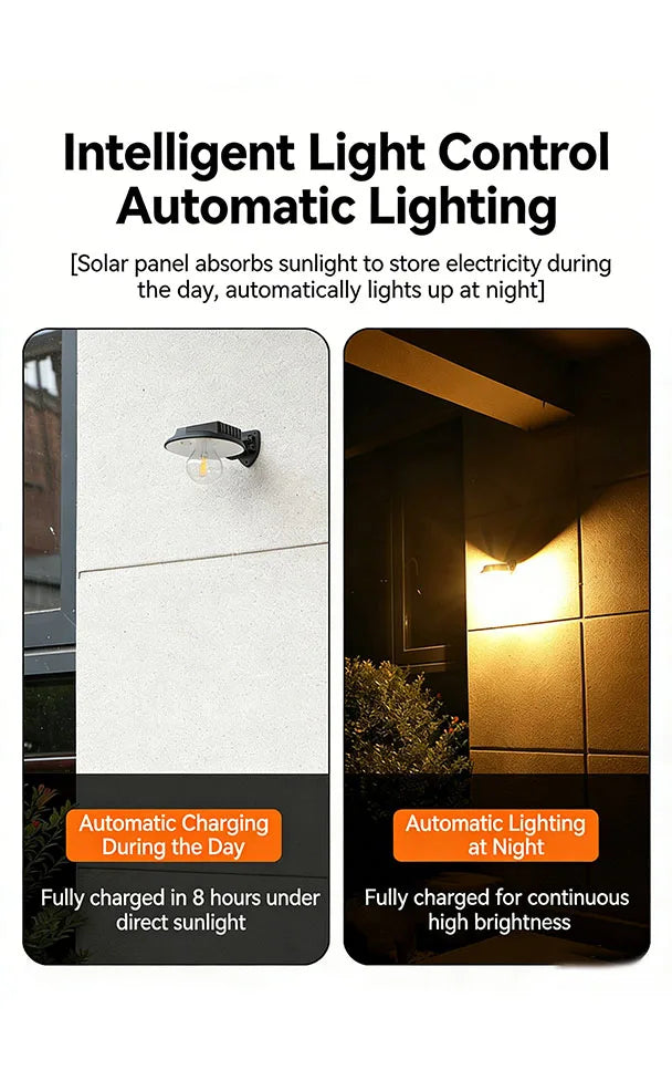 Solar Lantern Lights Outdoor Retro Solar Light with 4 Lighting Modes & Motion Sensor Waterproof Outside for Farmhouse Garden