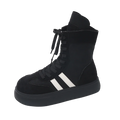 Sports and Leisure Shoes for Women 2025 New Fashionable High Top Shoes Flat Bottomed Lightweight and Comfortable Work Boots