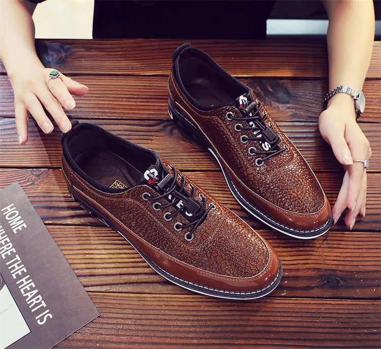Men's Shoes Soft Bottom Soft Leather Casual Shoes New Spring Trendy Design Men's Footwear Men's Sports Shoe Zapatos Para Hombre