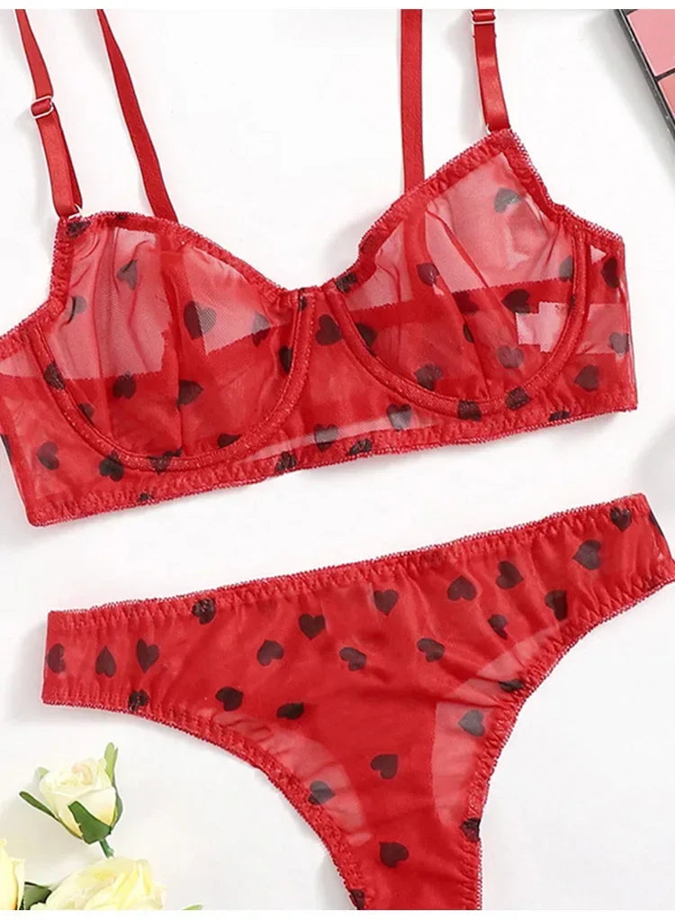 Female Lingerie Sexy Lingerie for Women Body Shorts Push-up Bra Fancy Woman Underwear Transparent Intimate Lingerie Set 2025 New
