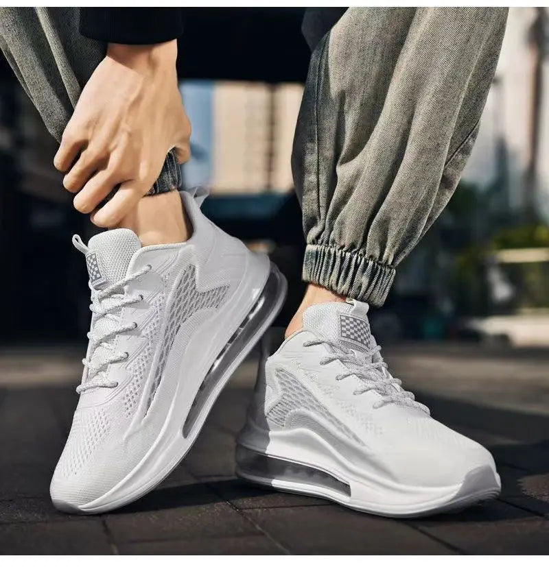 Men's Sneakers 2025 Fashion Non-slip Shock-absorbing Sports Running Shoes Man Lightweight Breathable Training Shoes Tennis Shoes