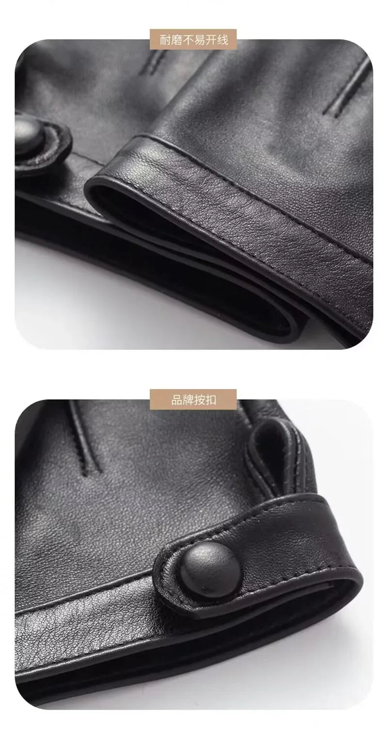 Fashion Half Finger Short Thin Punk PU Leather Gloves For Women Outdoor Driving Cycling Touch Screen Motorcycle Sports Fitness