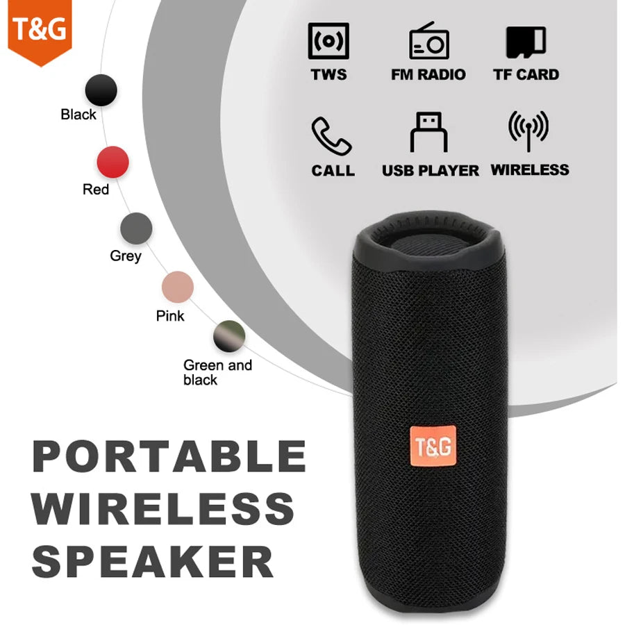 Wireless Bluetooth Speaker Portable Blutooth Radio FM Subwoofer Music Sound Box For Blootooth Audio Hand Free Baffe Caixa De Som