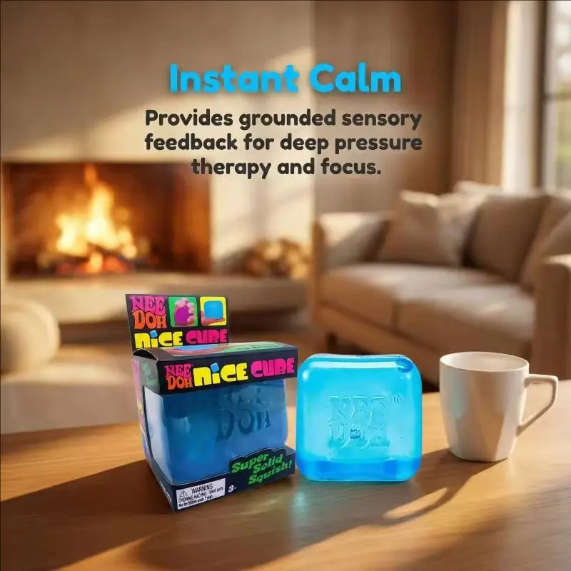 2026  Needoh Nice Cube Sensory Stress Reliever Fidget Tool for Anxiety & Focus Desk Sensory Cube for Adults & Kids