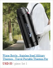 Portable Double Layer Thermal Mug Food Thermos For Tea With Heating Display Cup Stainless Steel Water Bottle Cups Of Hot