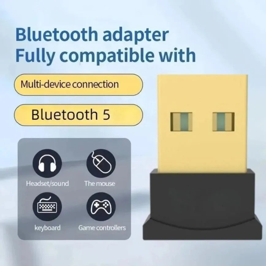 USB Bluetooth Adapter 5.4/5.3/5.1/5.0 Wireless Bluetooth USB Dongle for PC Laptop Wireless Speaker Audio Receiver Transmitter