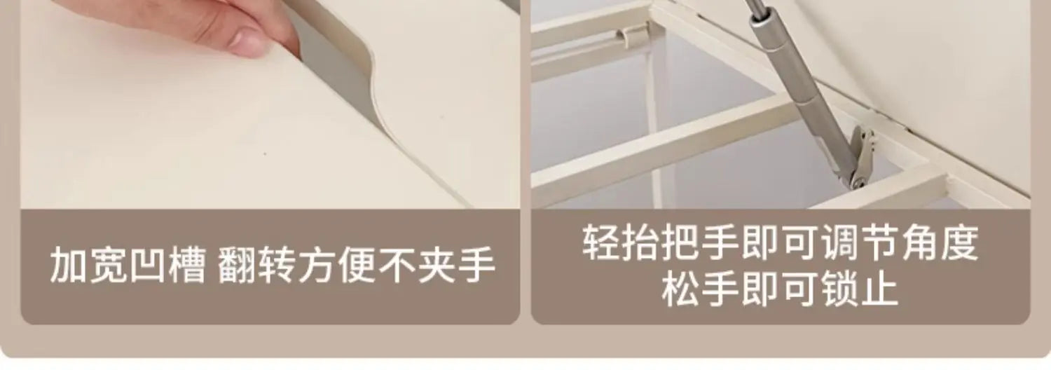 Foldable Laptop Desk for Home And Bedside Use Space-Saving Multifunctional Junior High Student Study Table