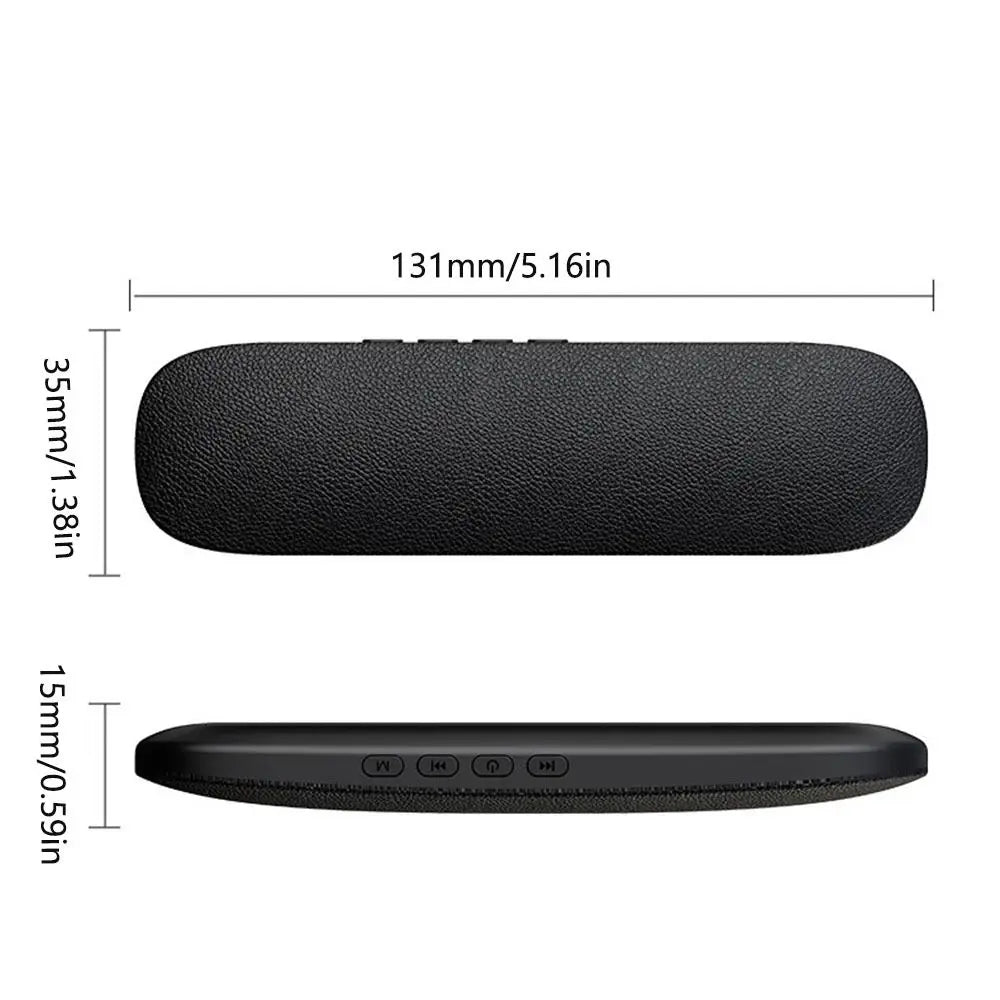Bluetooth 5.4 Under Pillow Speaker With TF Card Slot Timed Shutdown Bone Conduction Speaker Stereo Sound Noise Reduction