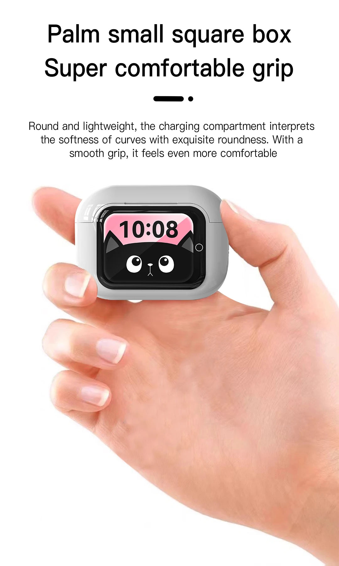 Wireless Earphones With Bluetooth 5.3 In-Ear Headphones Intelligent Noise Reduction Long Battery Life LED Color Screen Display