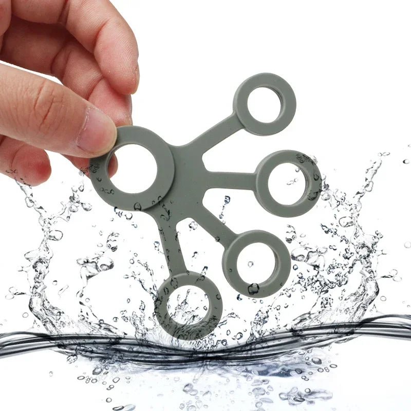 Hand Gripper Silicone Finger Expander Exercise Hand Grip Wrist Strength Trainer Finger Exerciser Resistance Bands Fitness Massag