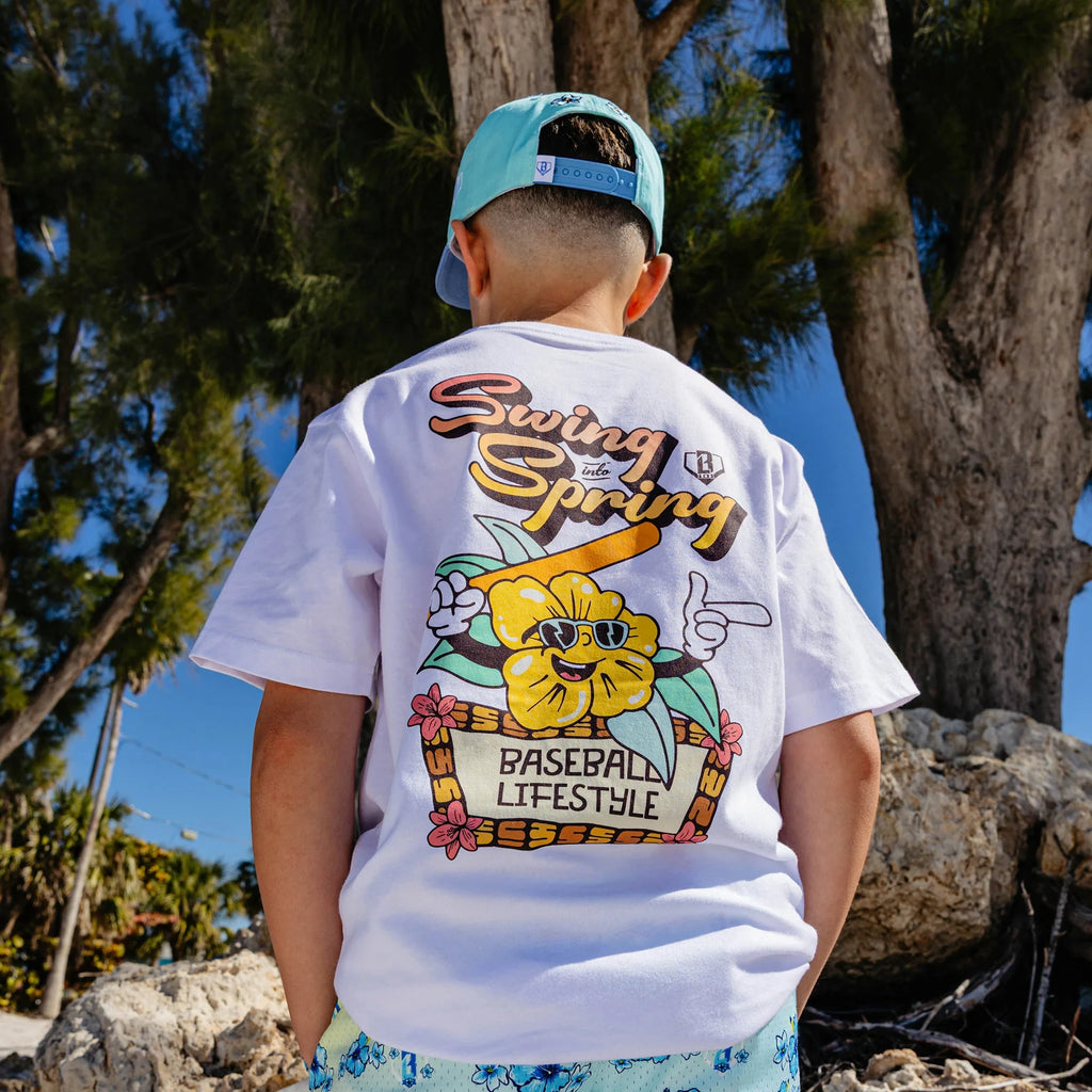 Summer Latest Baseball # 101 # Lifestyle Youth/Adult Cartoon Spring Flower Print Breathable Fashion Loose Cotton T-shirt