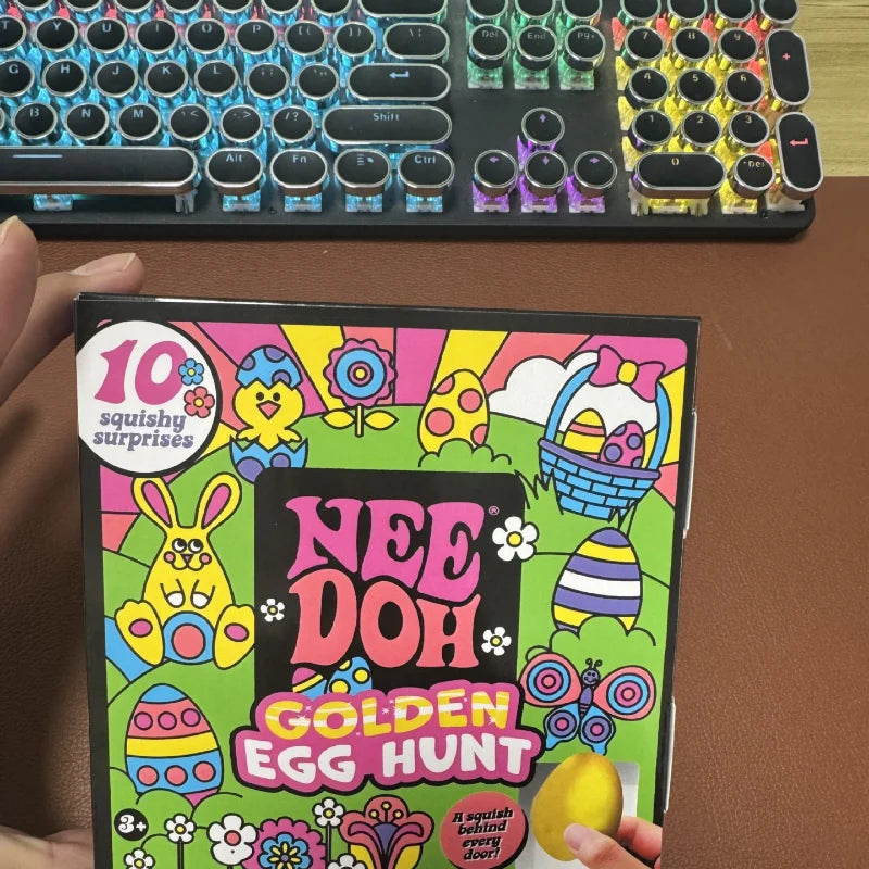Needoh Golden Egg Treasure Hunt Blind Box Needoh Fidget Toys Anti-stress Sensory Squeeze surprises Toy Gifts