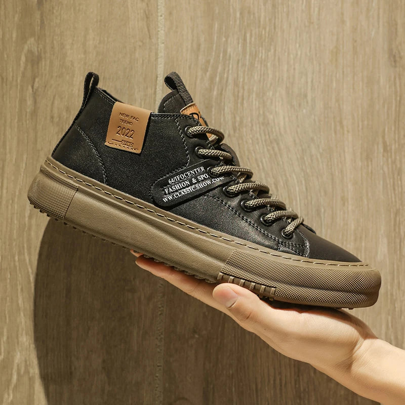 Men's Casual Sports Shoes, Fashionable, Retro, Classic, Handmade, Breathable and Warm, Suitable for All Seasons, Suitable for Daily Wear, Outdoor Sports, Hiking, Trekking, Wear-Resistant, Durable, Not Easy to Get Dirty, Hikin