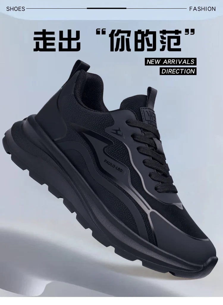 Men's shoes 2026 new trendy soft soled casual shoes for spring and summer, breathable and comfortable running sports shoes