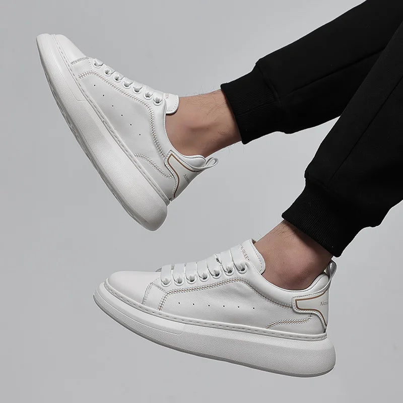 Men's thick soled board shoes Fashionable and comfortable classic styles Outdoor street trends Daily high-quality sports shoes