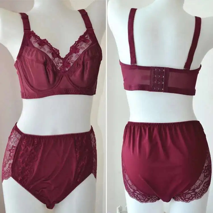 Bra And Panty Sets For Women 2020 Sexy Lingerie Bra Two Piece Set Intimates Ladies Underwear 75-110 B C D E F G H