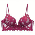 Women Lace Lingerie Set Elegant Sexy Bra Set See Through Underwear Ventilate Ladies Bra and Panty Set