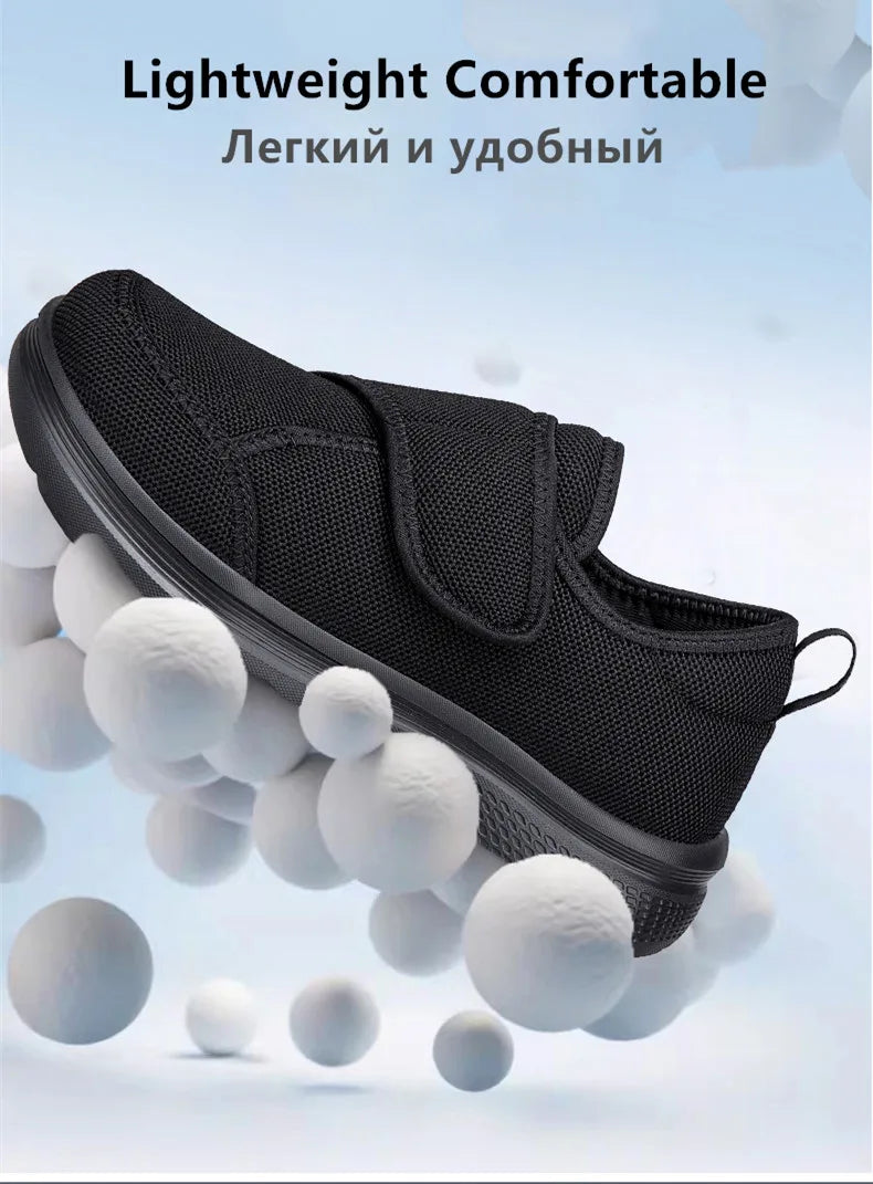 New Wide Toe Men's Barefoot Shoes Orthopedics Wide Feet Swollen Shoes Comfortable Diabetic Shoe Walking Shoes Men's Shoes