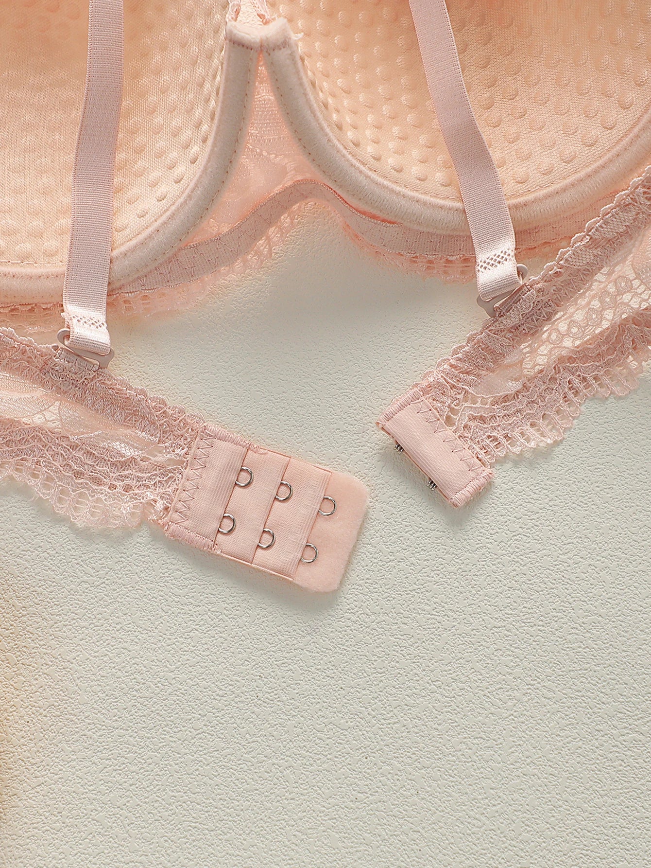Pink Floral Lace set Lingerie Romantic Bralette Panty Girl set Women underwear set Women's 2-piece underwear set A2123