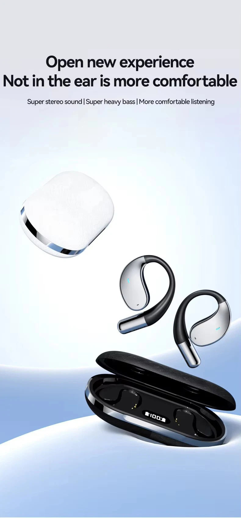 Bluetooth Headphones Wireless Earphones Bass Stereo Sport Headphone Headset with Mic Audifonos  Fit iOS Android Ideal