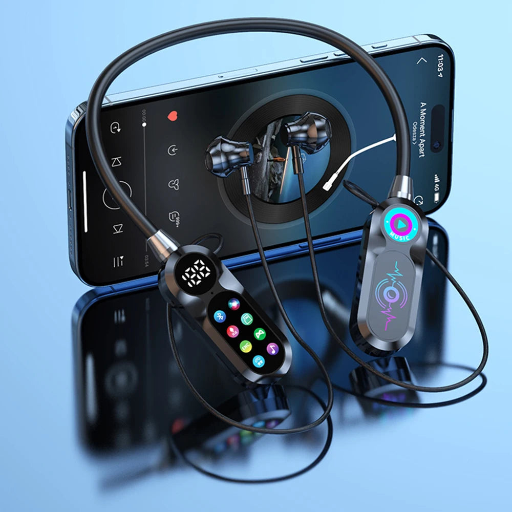 Wireless Bluetooth 5.4 Earbuds with LED Display HiFi Sound for Sports And Gaming - Headset