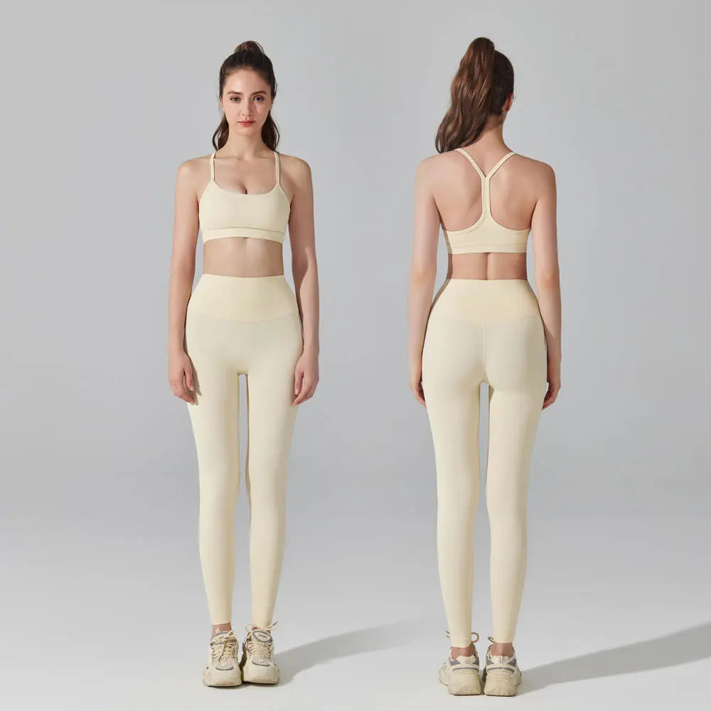 Activewear Set 2-Piece: Sports Bra & High Waist Leggings, Workout Outfit for Yoga, Running, Fitness & Gym Clothing for Women’s