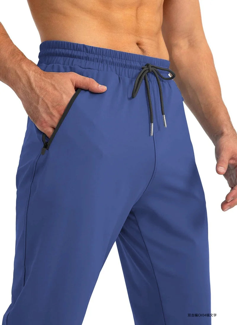 Jogging Sport Pants Sportswear Training Tracksuit Elastic Joggers Workout Athletic Trousers Gym Fitness Running Sweatpants Men